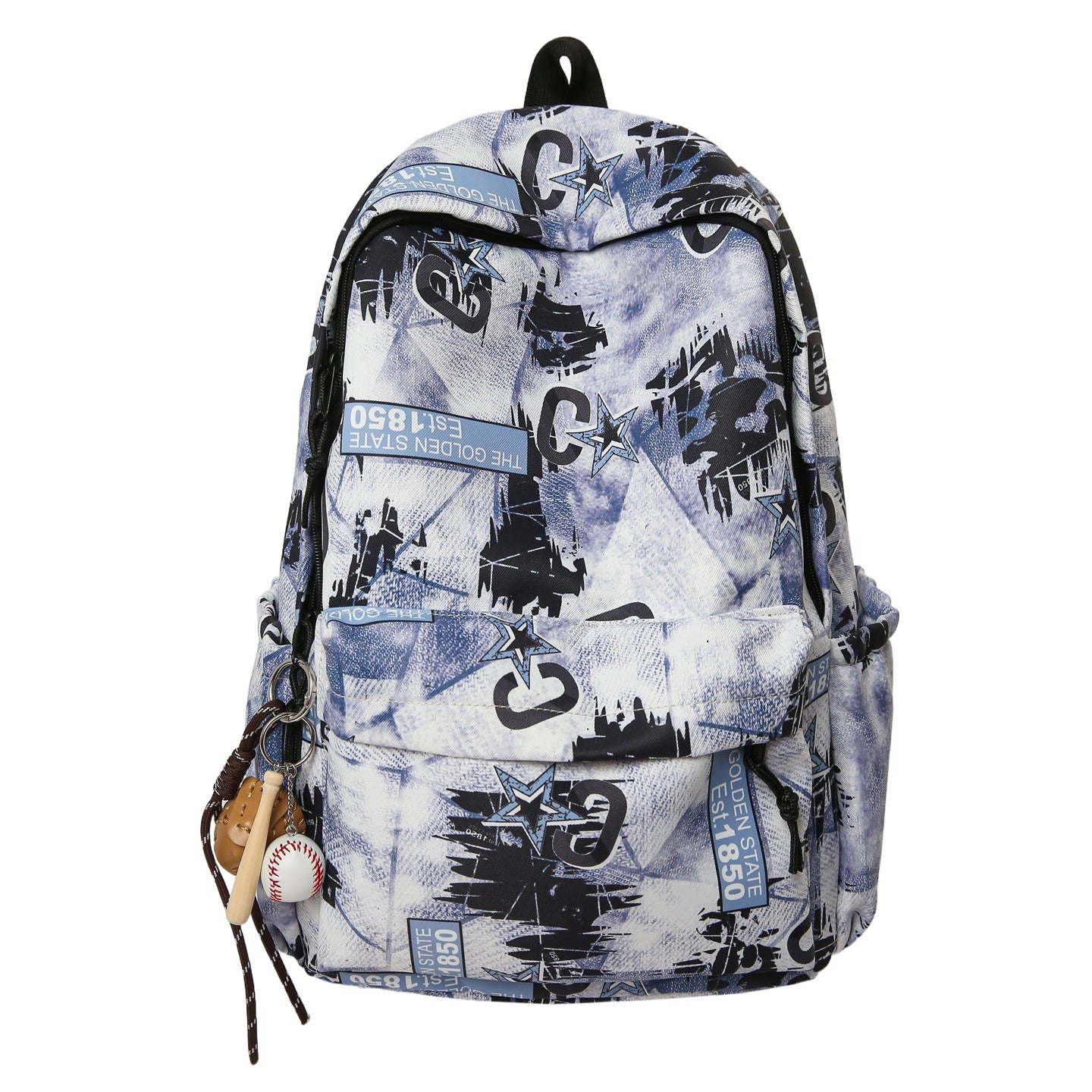 Grafikdruck Mehrfachfach Rucksack