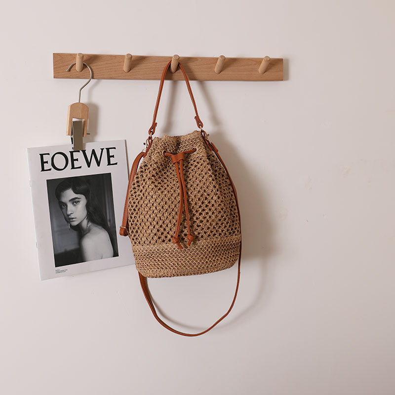 Lässige Rucksacktasche Aus Natürlichem Material Brehn