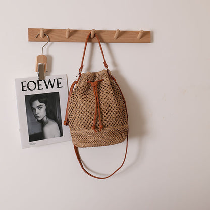 Lässige Rucksacktasche Aus Natürlichem Material Brehn