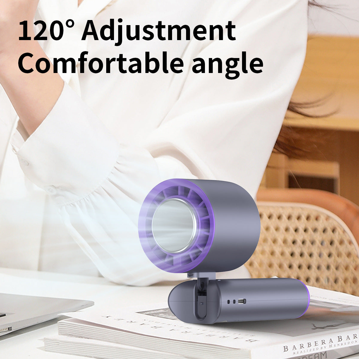 Unisex Tragbarer Faltbarer Kühler Ventilator Brehn