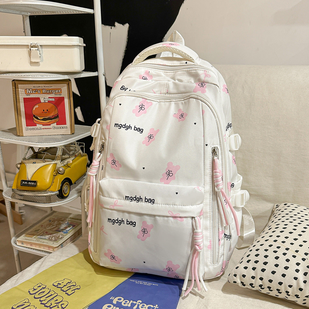 Stylischer Rucksack mit Süßem Tiermotiv Brehn