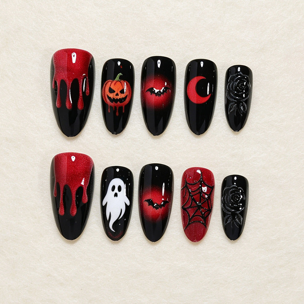 Festliches Halloween-Themen-Nagelkunst-Set Brehn