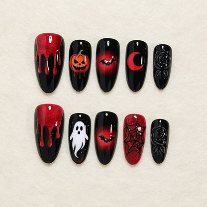 Festliches Halloween-Themen-Nagelkunst-Set Brehn