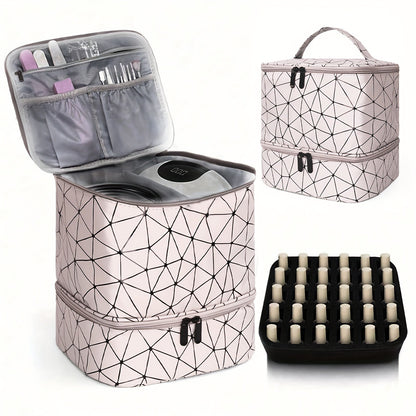 Kosmetik-Organizer-Tasche mit Doppeltem Design und Robustem Innenfutter Brehn