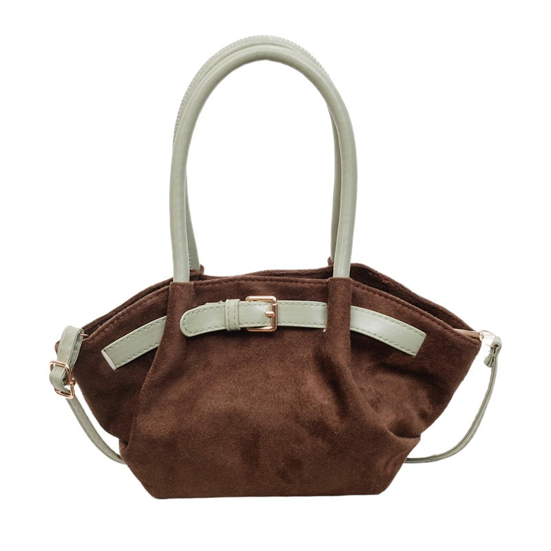WoChic Wildleder Umhängetasche Brehn