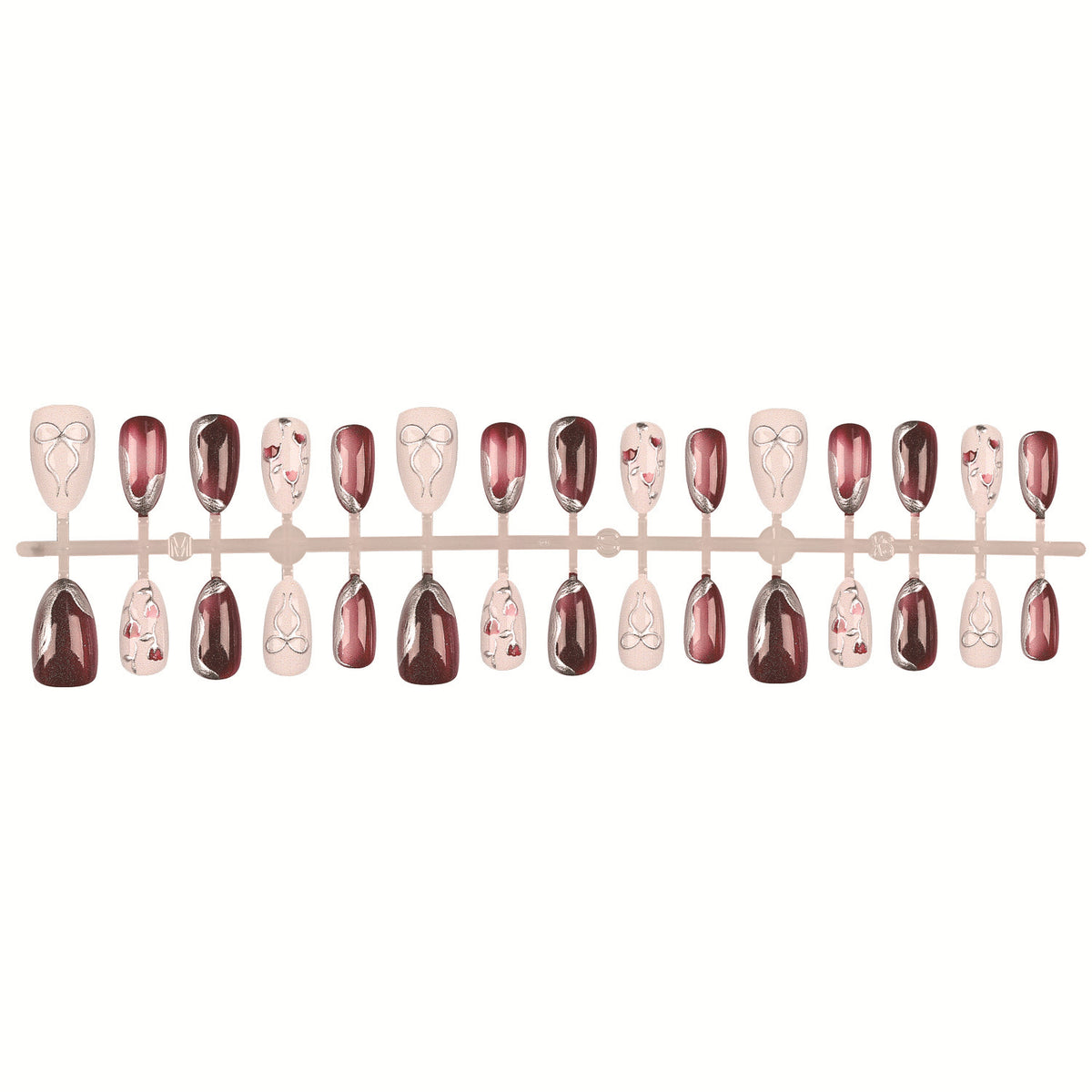 Elegante Press-On Nagelspitzen Set