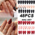 Elegantes French Tip Press-On Nail Set Brehn