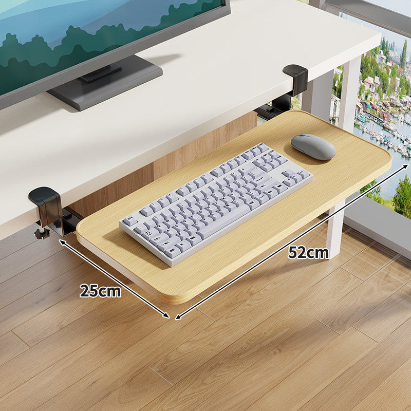 Untertisch-Rollende ergonomische Tastatur- und Mausablage mit Klemmbefestigung