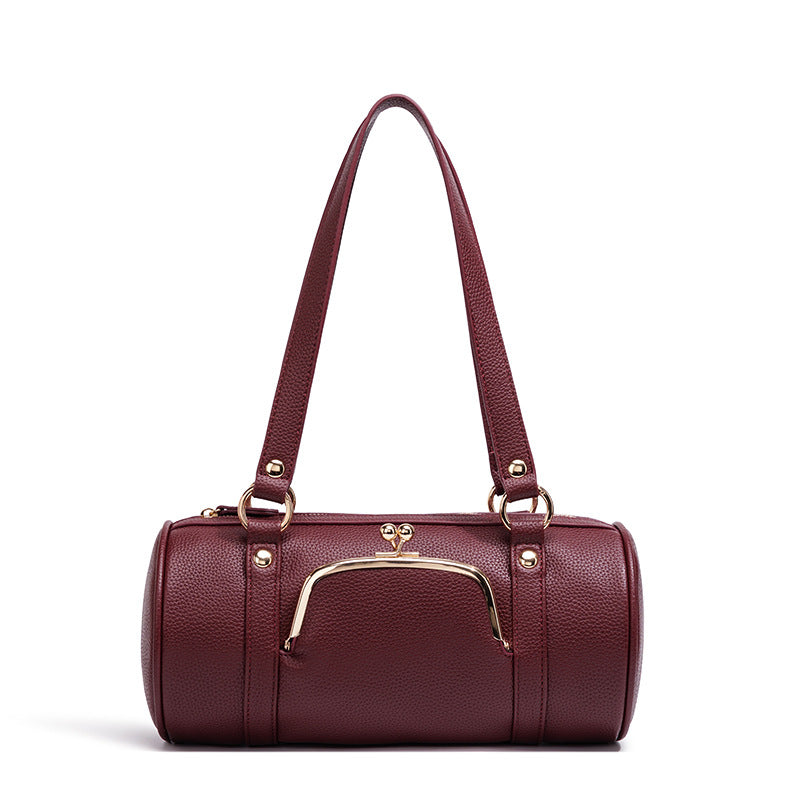 Modische Leder-Handtasche Brehn