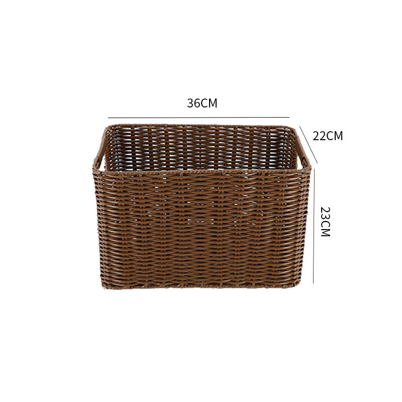 Aufbewahrungskorb aus natürlichem Rattan