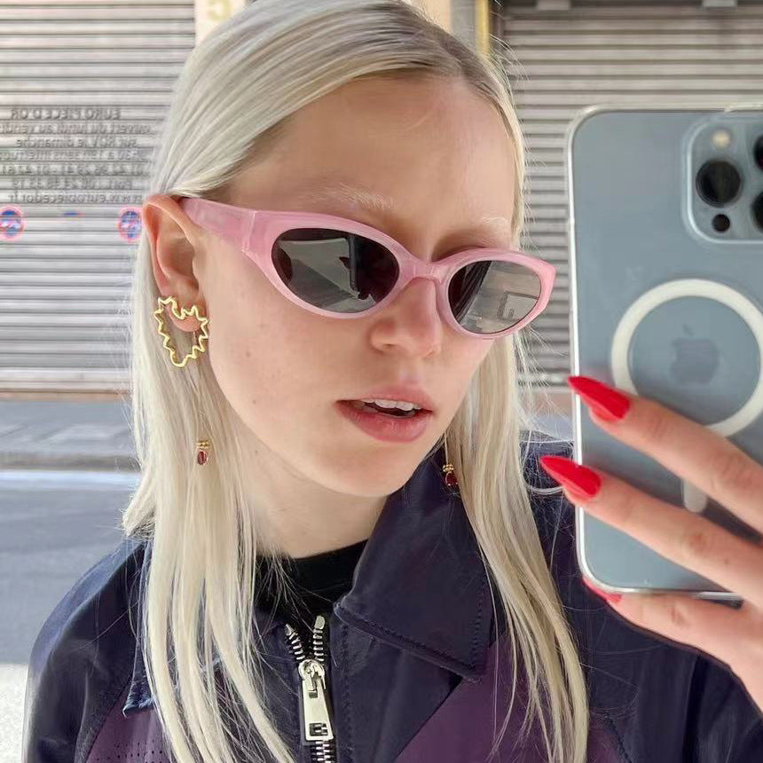 Damen Cat-Eye Sonnenbrille mit schützendem UV-Filter und trendigem Design Brehn