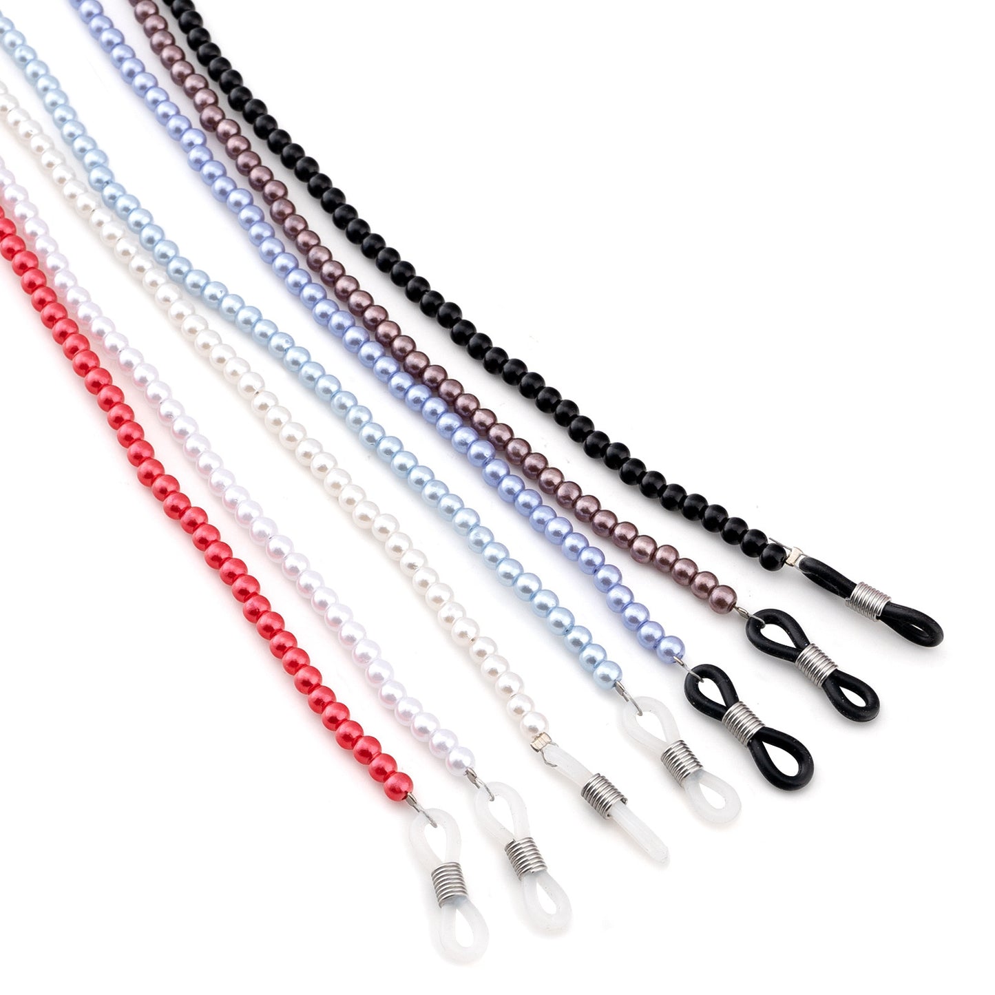 Perlmuttfarbener Brillenhalter Kette Brehn