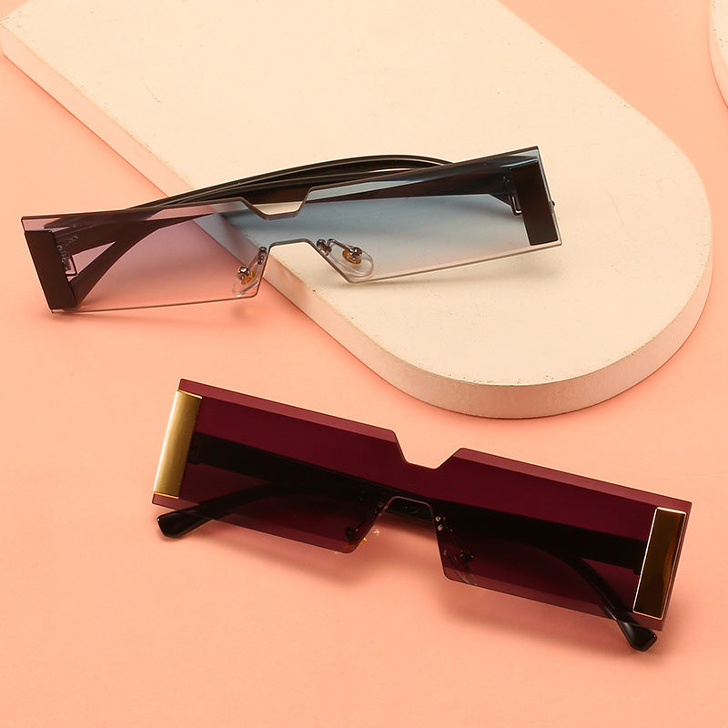 Damen Modische Rechteckige Sonnenbrille Brehn