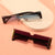 Damen Modische Rechteckige Sonnenbrille Brehn