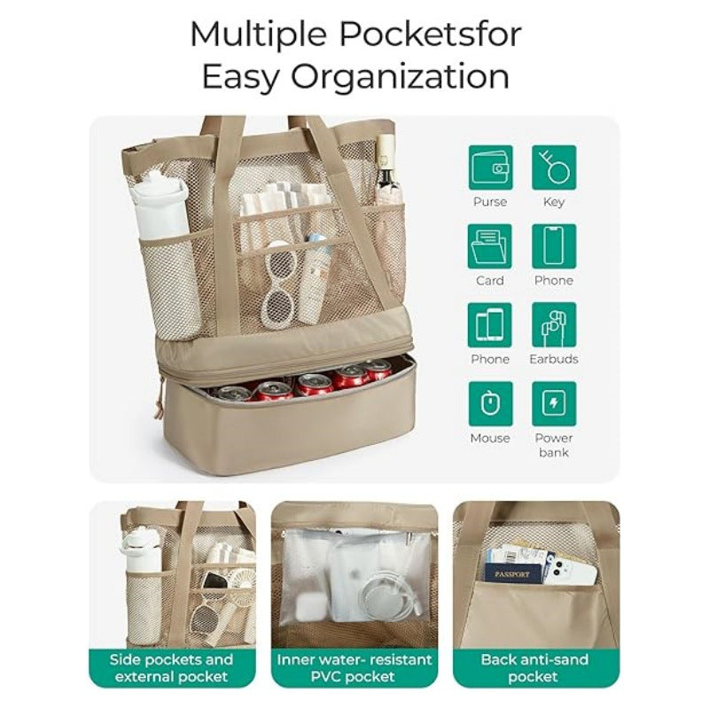 Kühltasche mit Multifunktionalen Fächern Brehn