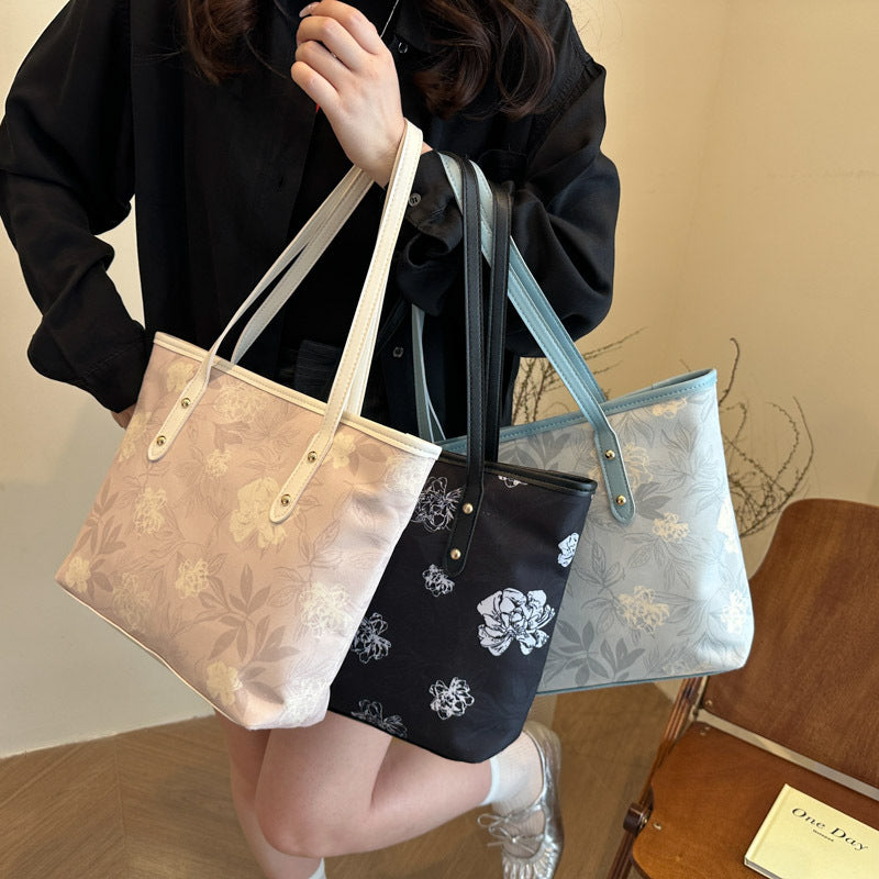 Blumenmuster Tote Bag Brehn