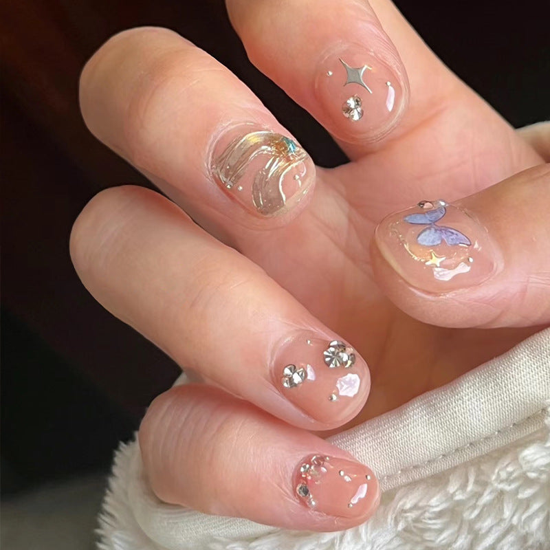 Dekoratives Press-On Nagelkunst-Set Brehn