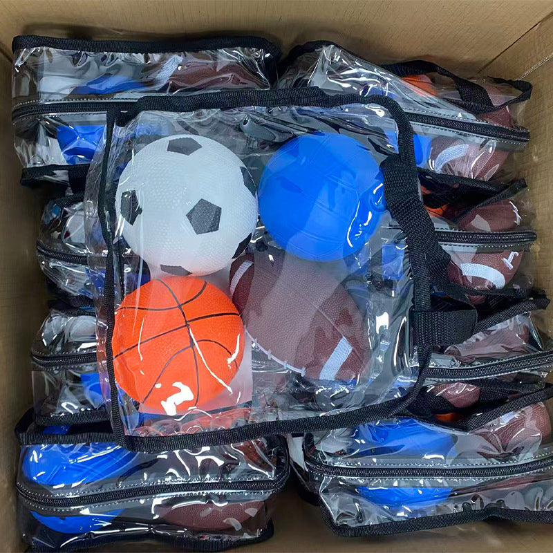 Unisex Sportballset in praktischem Transportbeutel Brehn