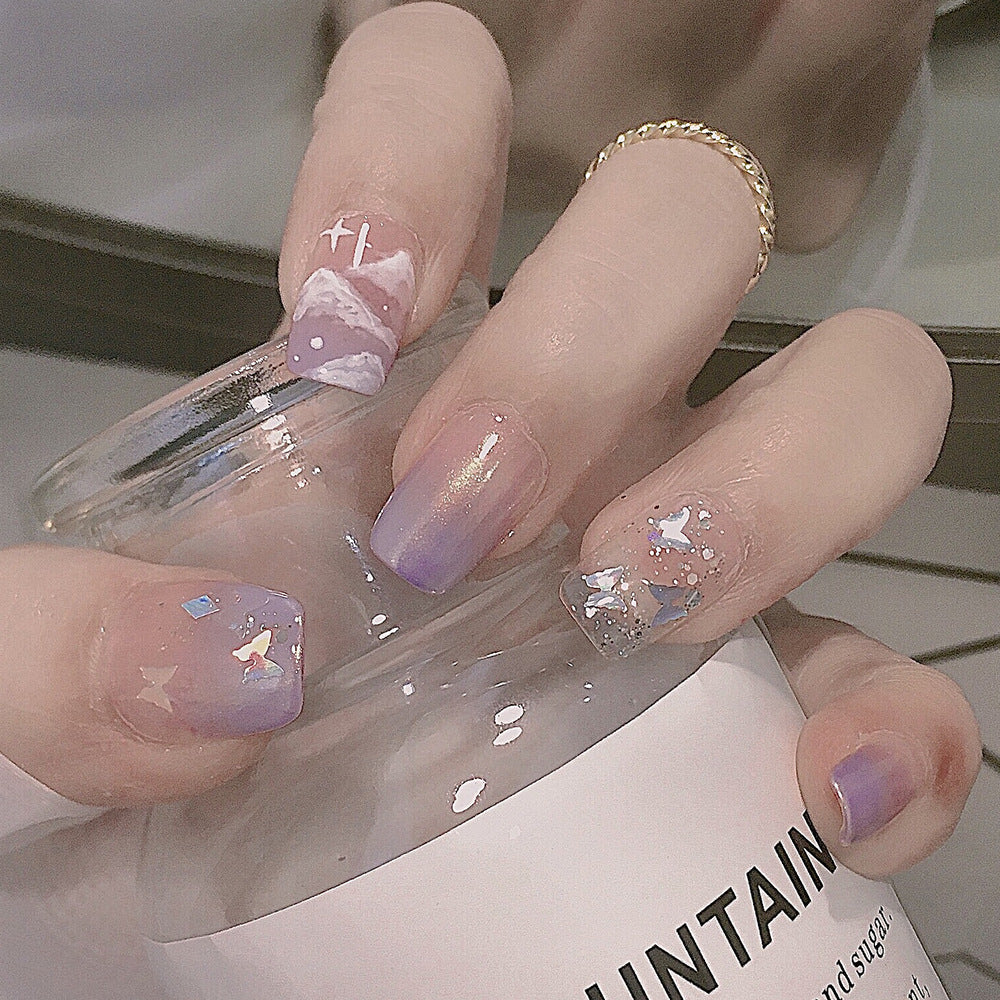 Künstlerische Gel-Nageldekorationen