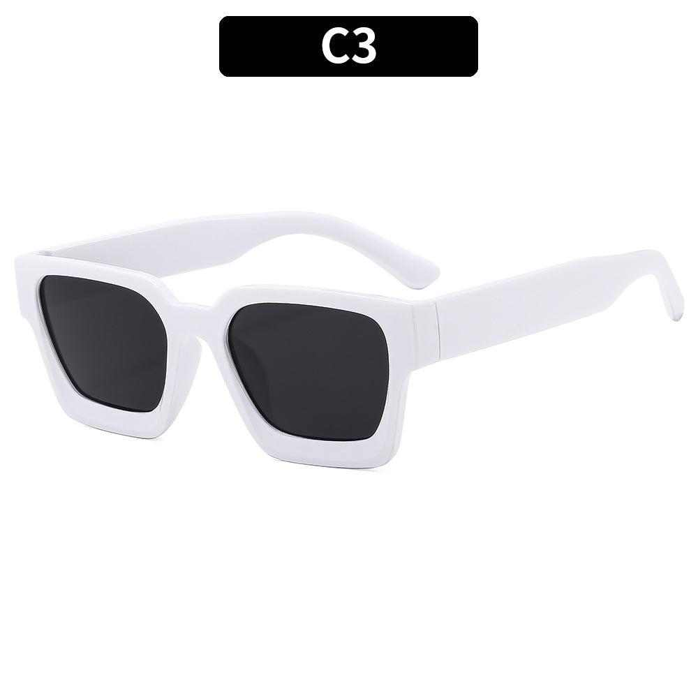 Stylische Aussage Quadrat Sonnenbrille