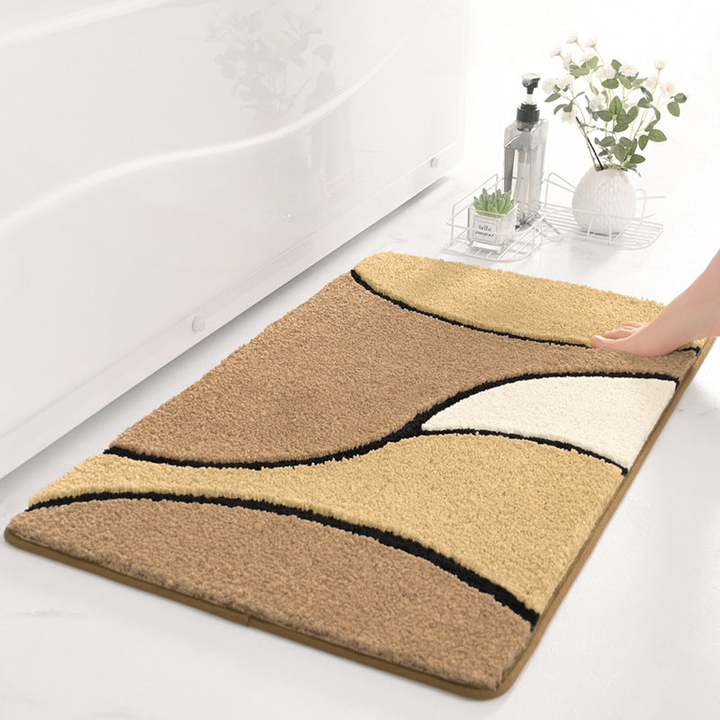 Wellenmuster Badezimmermatte Brehn