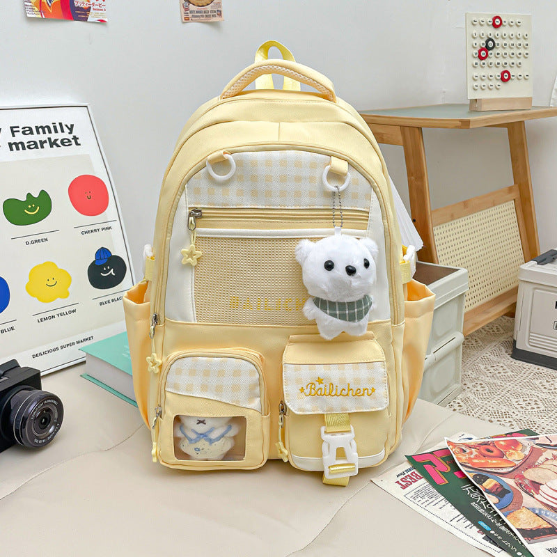 Modischer Gestreifter Multifunktionaler Rucksack