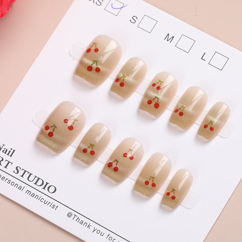 Kirschblüten Press-On Nagelset Brehn