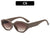 Geometrische Winkelsonnenbrille