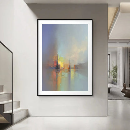 Abstrakte impressionistische Leinwand Wandkunst