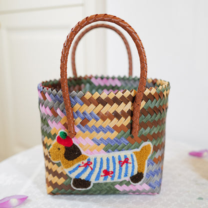 Handgewebte Strandtasche Brehn