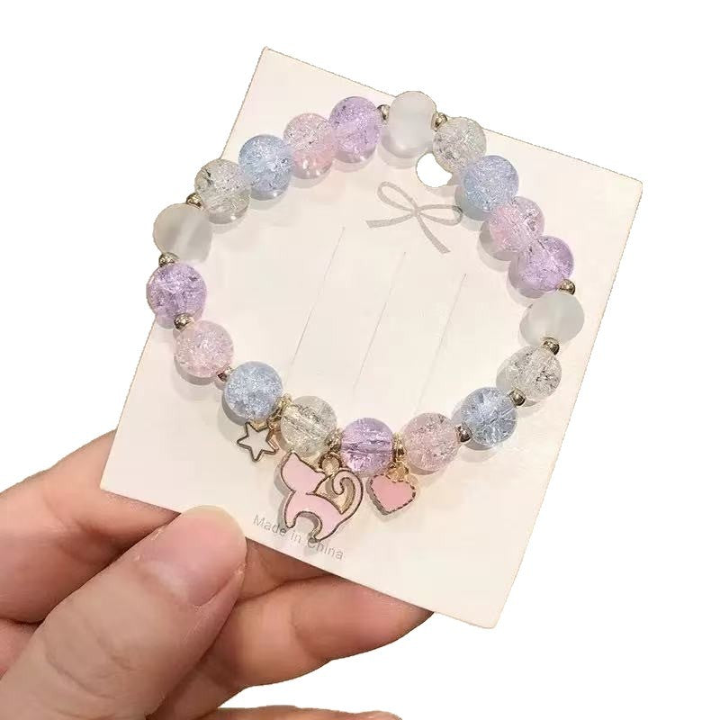 Niedliche Perlen Charm Armband Brehn