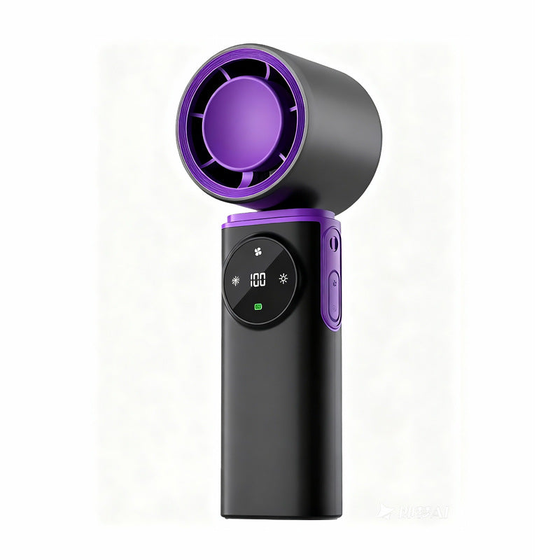 Damen tragbarer USB-Mini-Ventilator mit LED-Display Brehn
