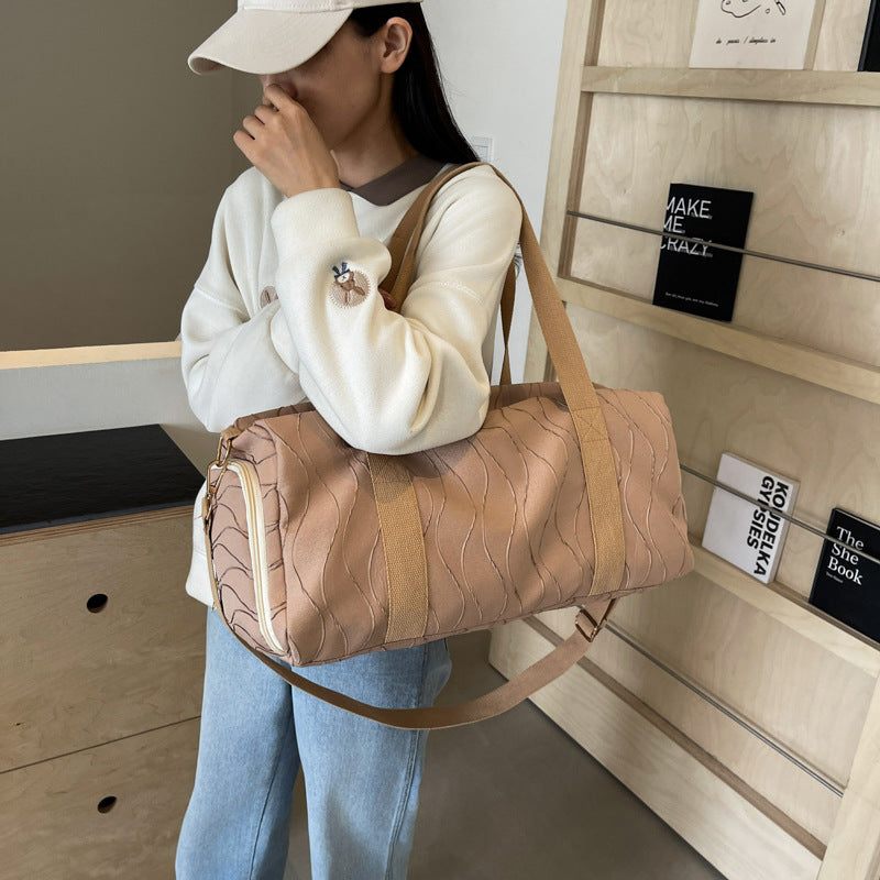 Elegante bestickte Sport-Duffel-Tasche Brehn