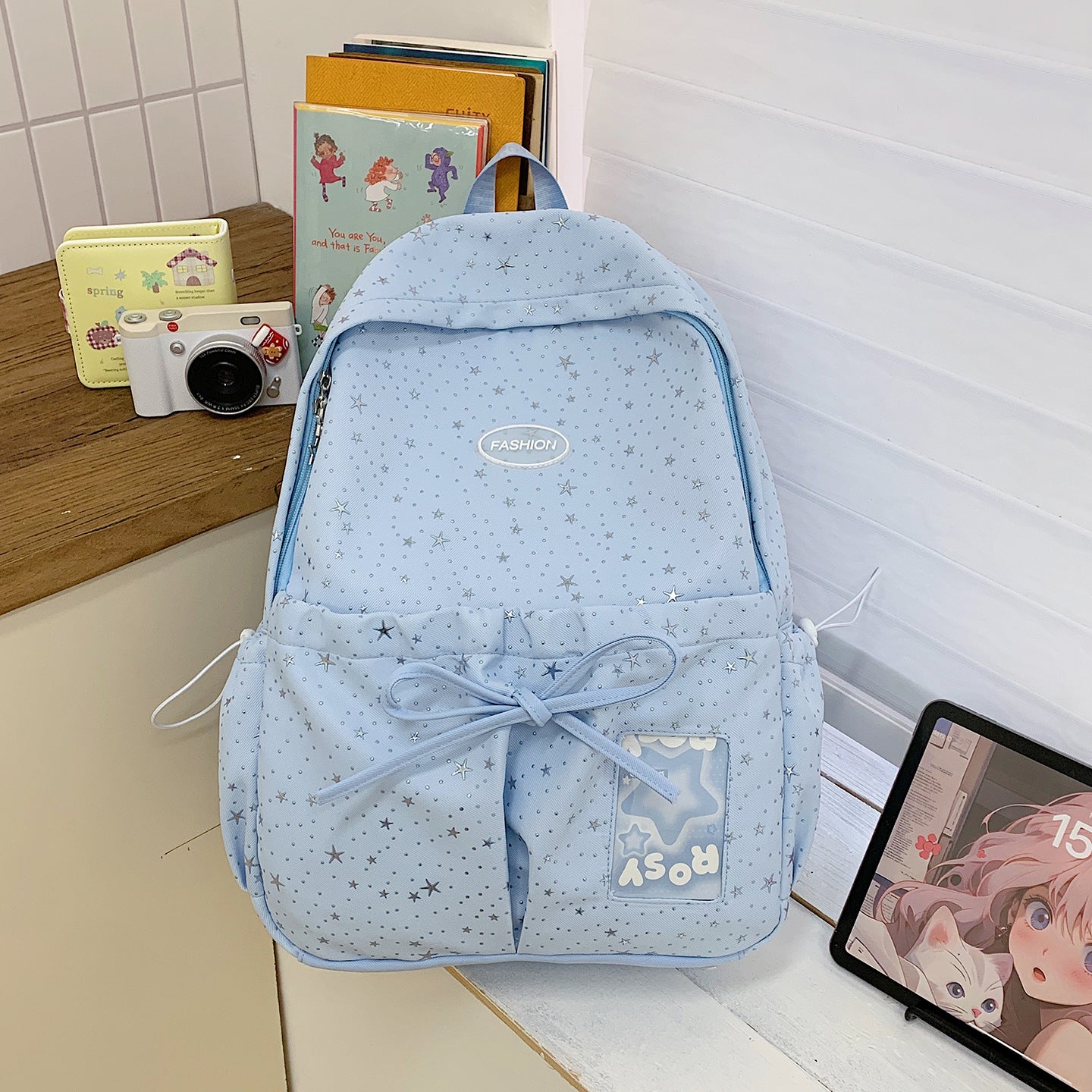 Sternen-Print Freizeit Rucksack Brehn