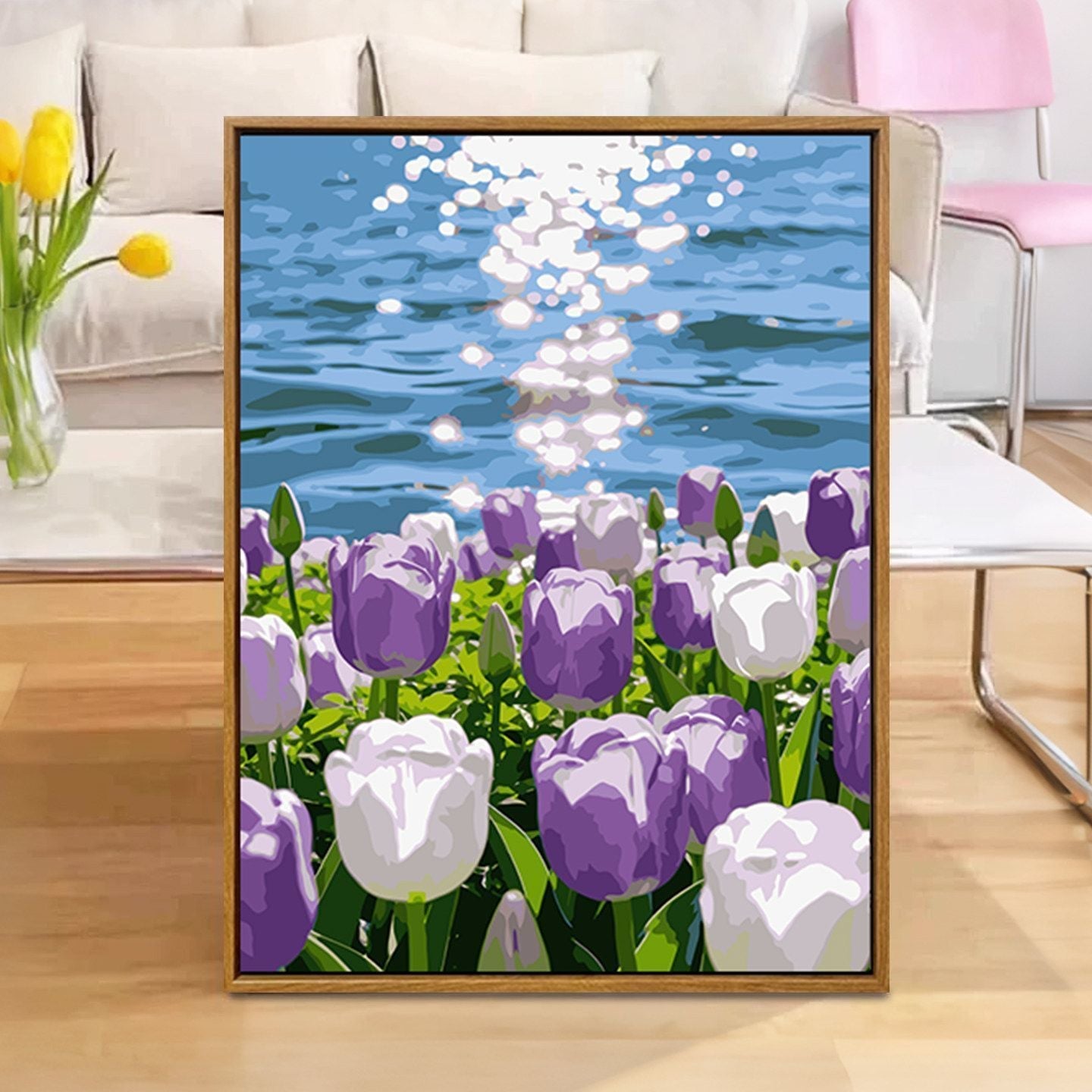 Floral Reflection Leinwanddruck Brehn