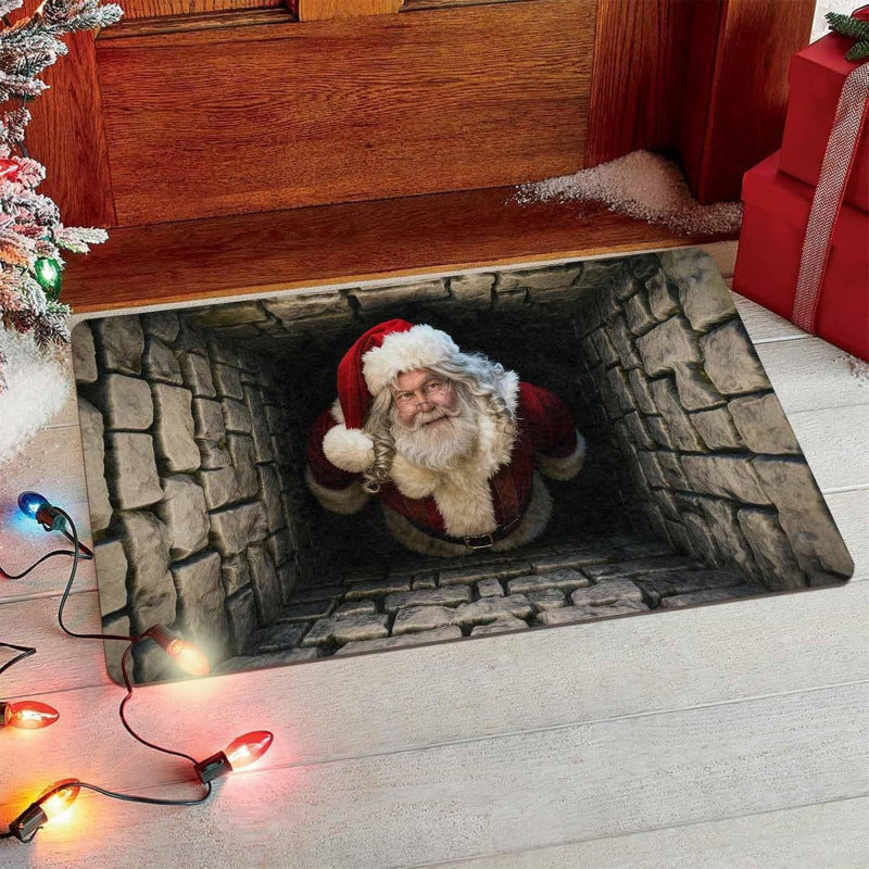 Festliche Santa-Themen Fußmatte