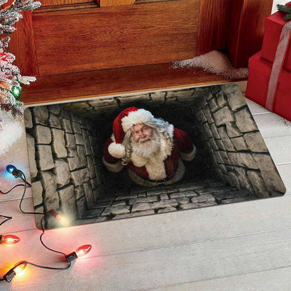 Festliche Santa-Themen Fußmatte