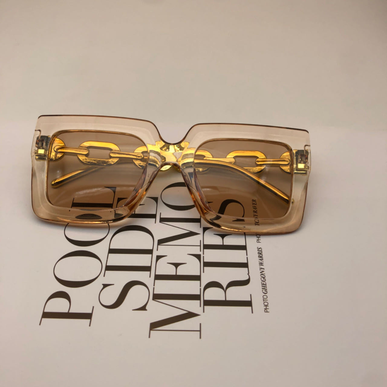 Retro Quadrat Rahmen Sonnenbrille Brehn
