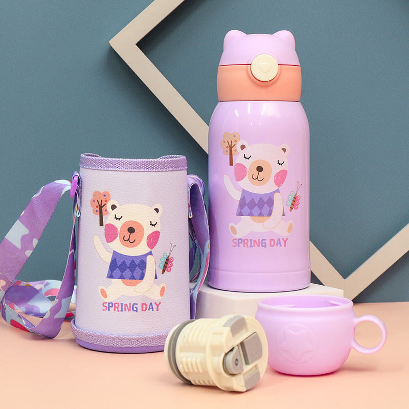 Damen Isolierte Trinkflasche mit Tiermotiv Brehn