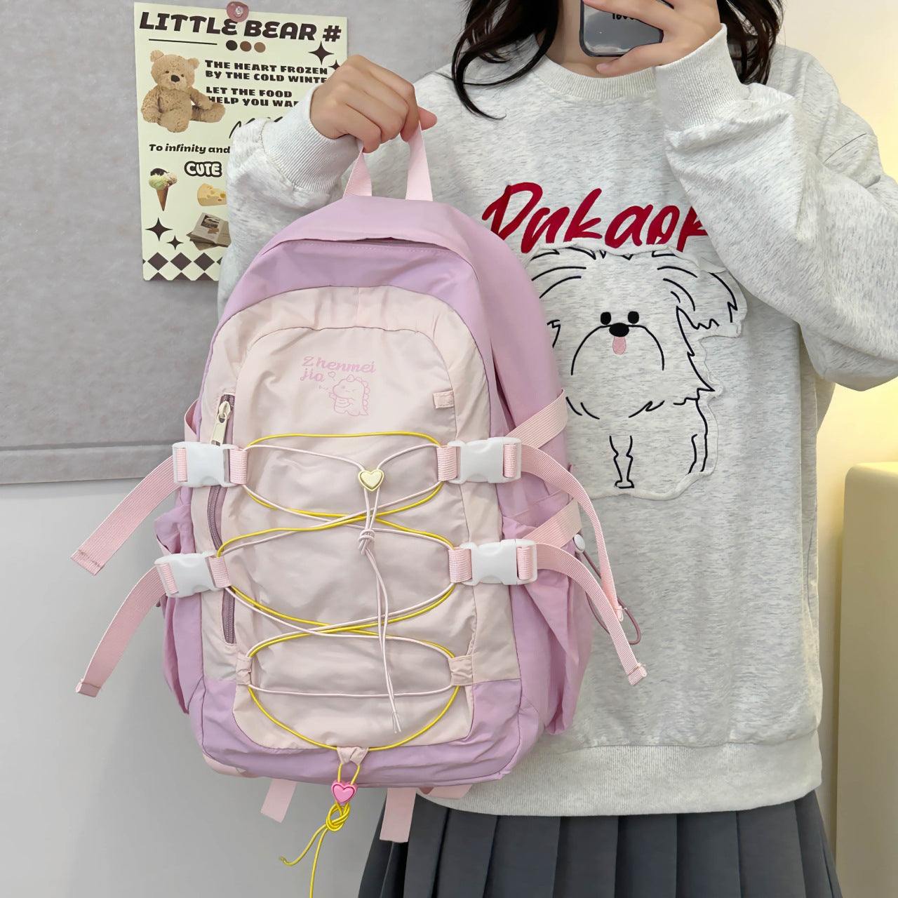 Funktionaler Reißverschluss-Rucksack