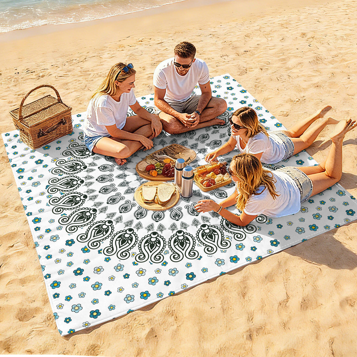 Mandala Design Strandmatte Brehn