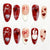 Romantisches Nagelkunst-Set Brehn