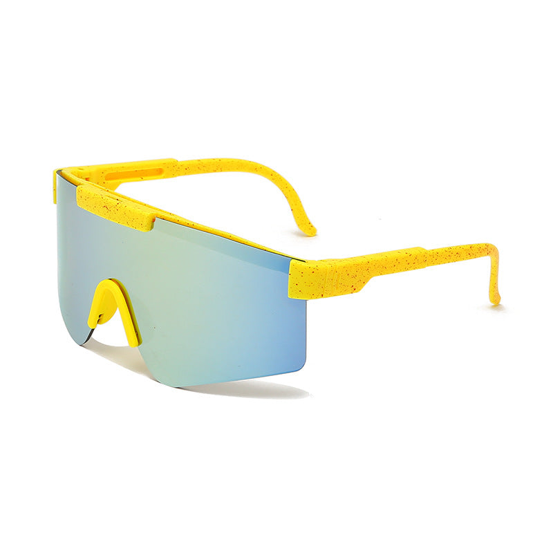 Damen Sport-Sonnenbrille mit futuristischem Design Brehn