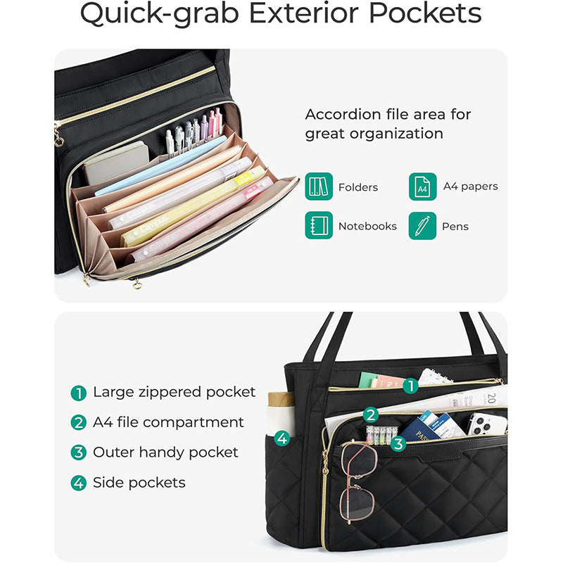 Multifunktionale und Elegante Organizer-Handtasche Brehn