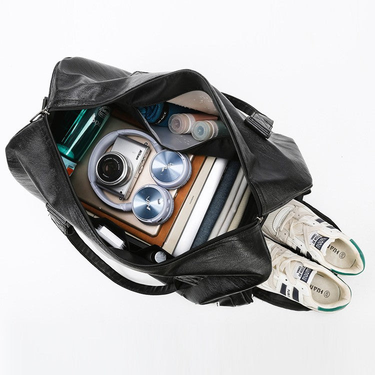 Premium Leder Wochenend Reisetasche Brehn