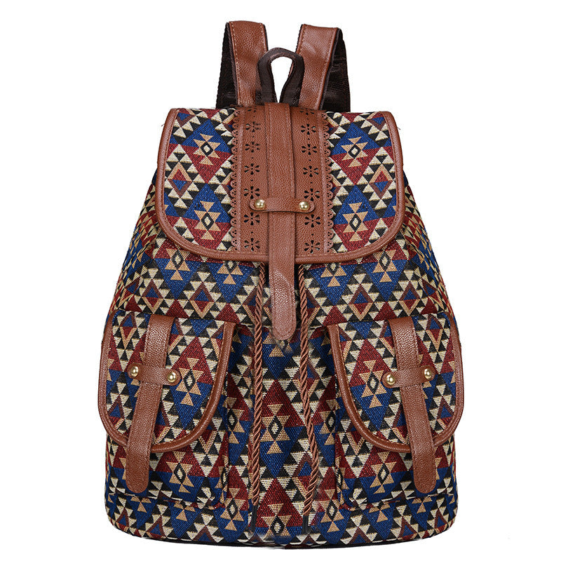 Bohemian Ethnischer Druck Rucksack Brehn