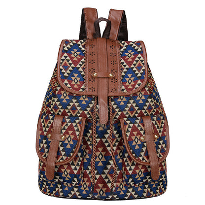 Bohemian Ethnischer Druck Rucksack Brehn