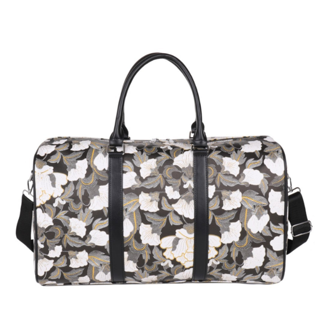 Elegante Blumenmuster Reise Duffle Bag Brehn