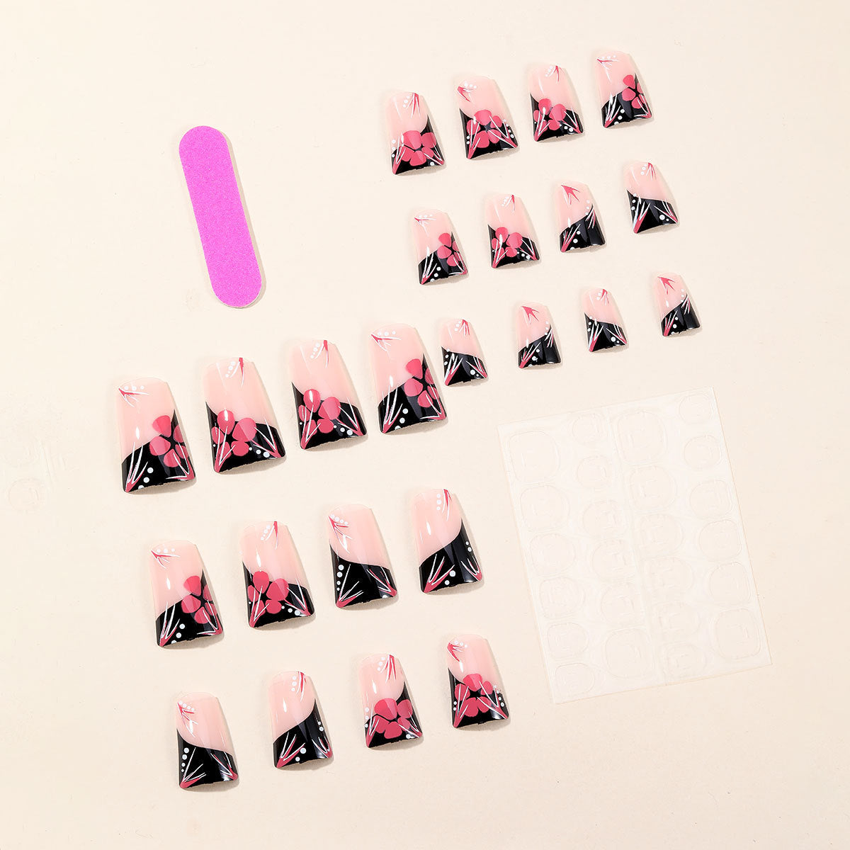 Künstlerische French Tip Nail Art Brehn