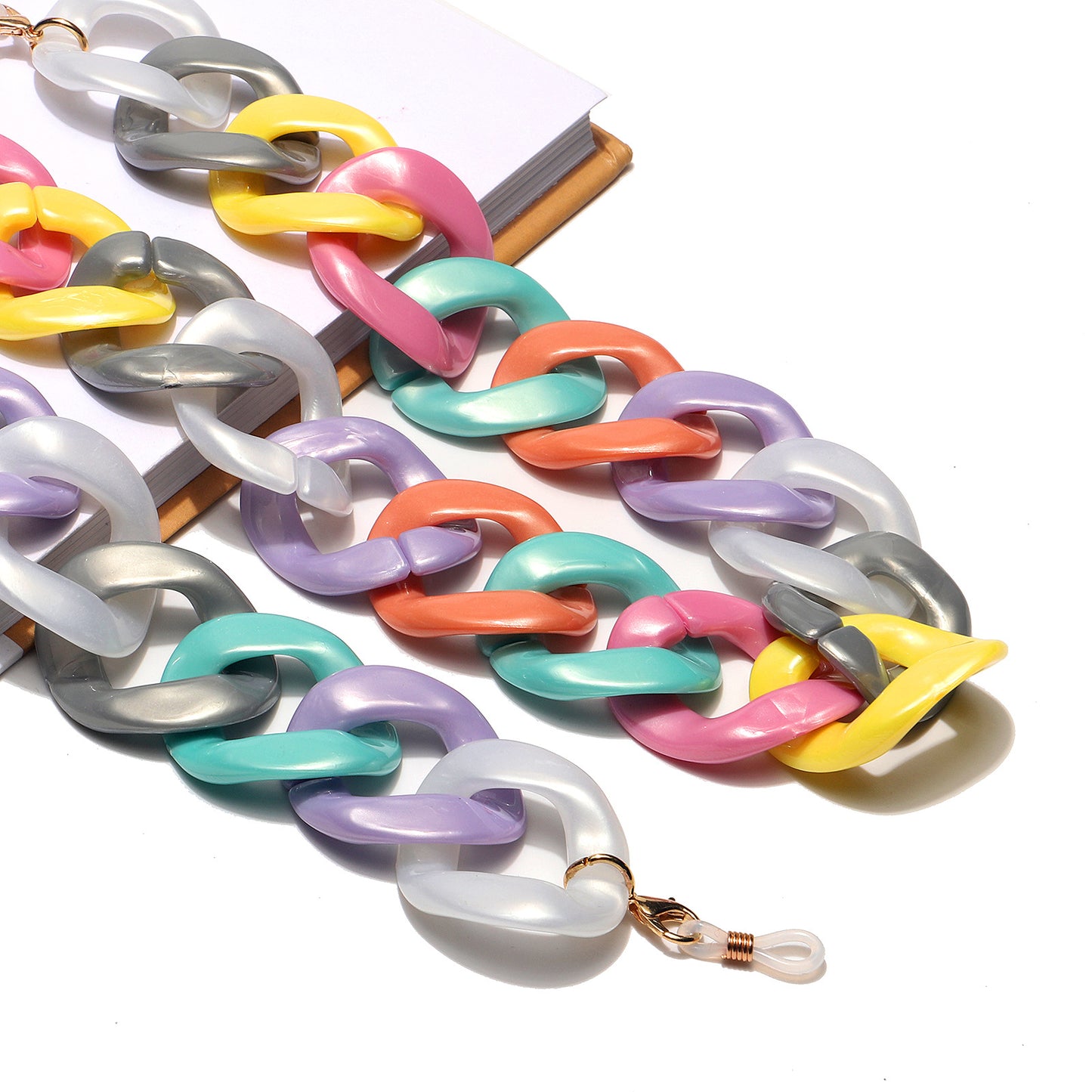 Bunte Chunky Brillen Kette Brehn